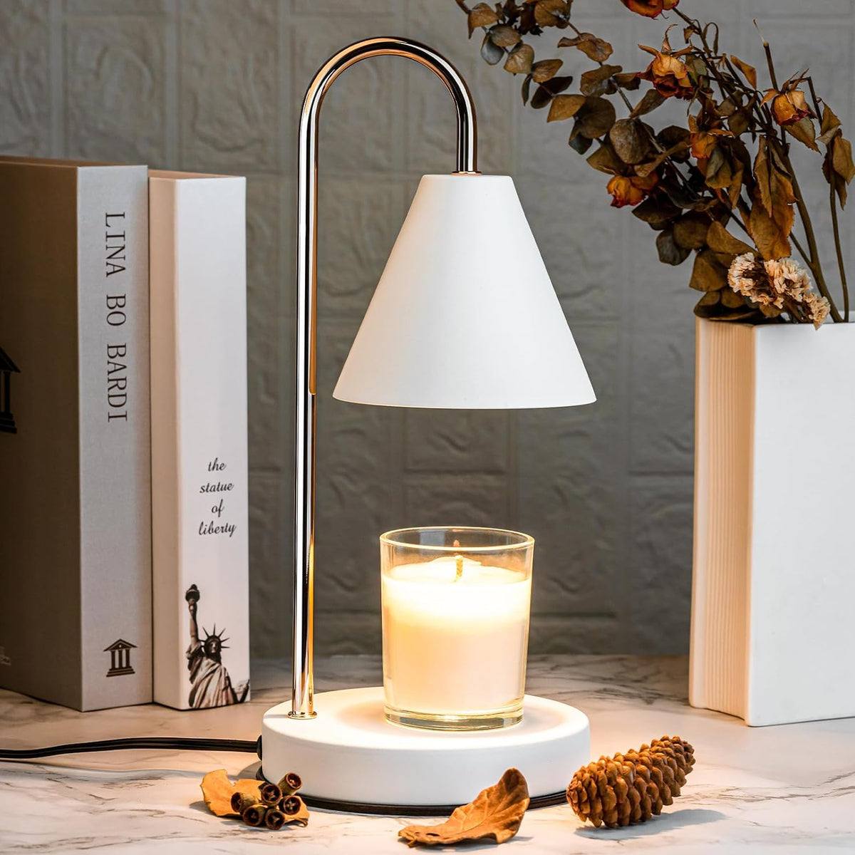 Candle Warmer Lamp : Candle Warmer Lamp – Flameless Wax Melting Light in van Vandaliamo