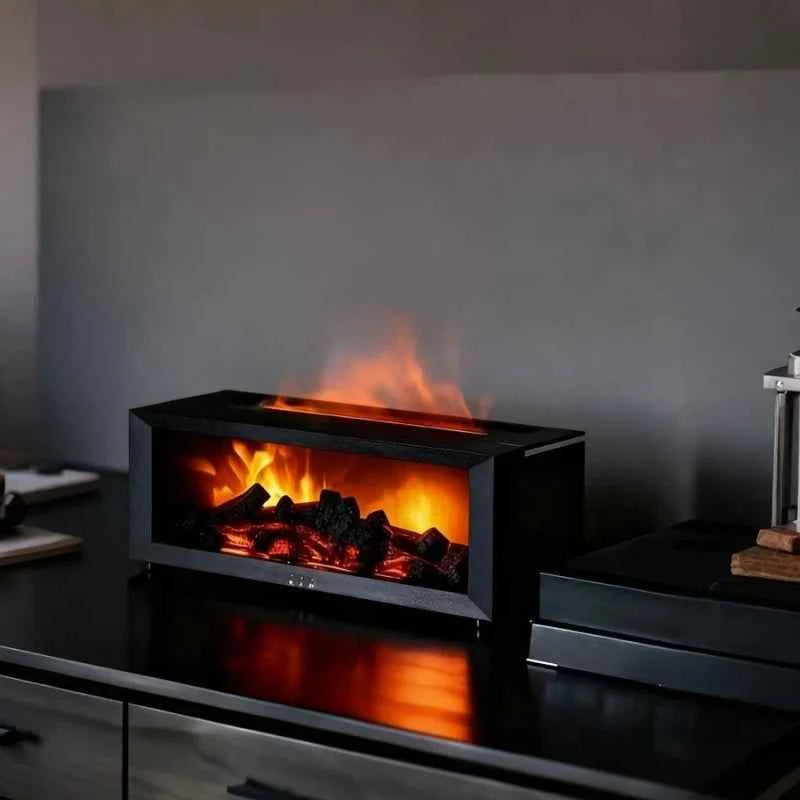 Home Decor : HearthGlow Flame Humidifier – Cozy Fire Effect Diffuser in van Vanda Liamo