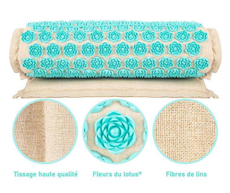 Wellness : Acupressure Mat & Pillow Set - 5500 Pressure Points in van Vandaliamo