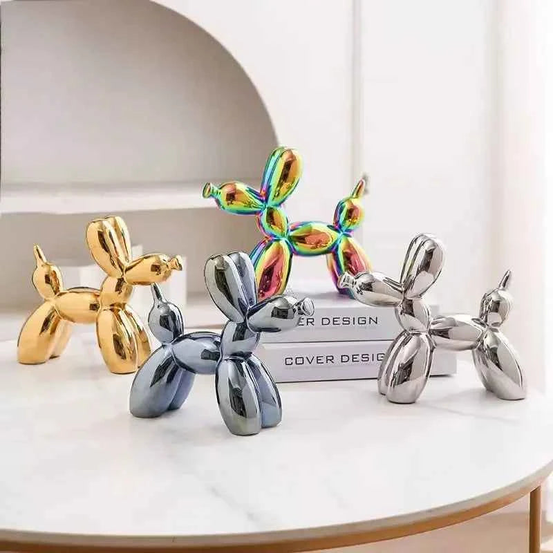 house & garden : PuffyPooch - Balloon Dog Sculpture in van Vandaliamo