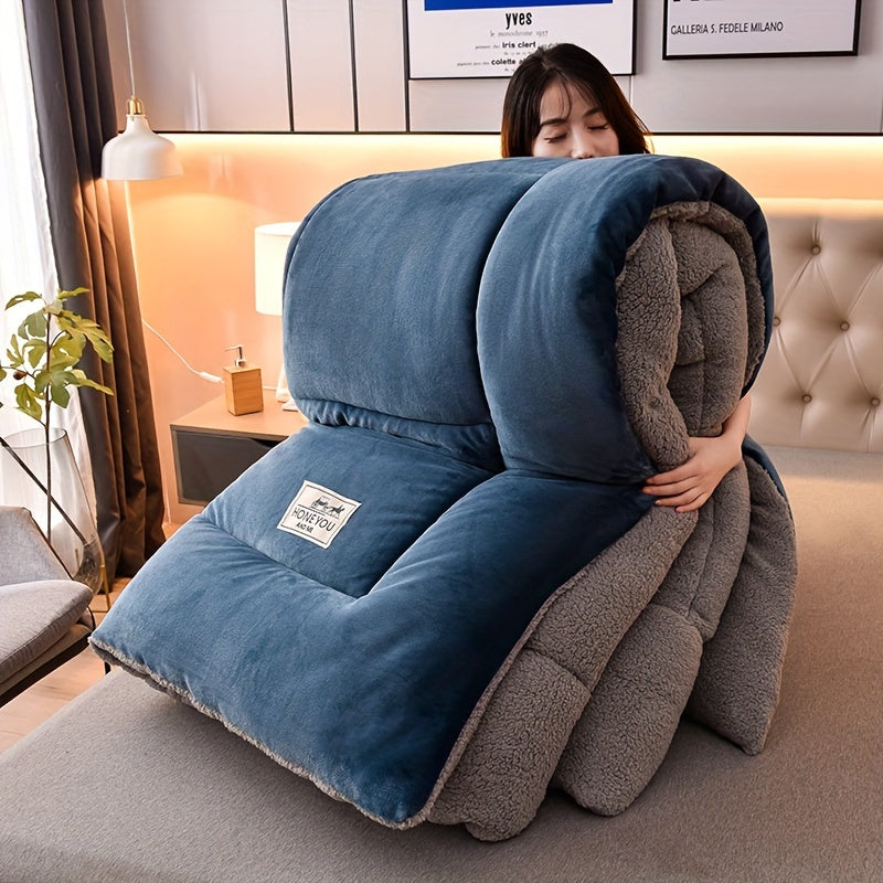 Home Decor : Double-Sided Sherpa Fleece Blanket - Thick & Soft Throw in Blue van Vandaliamo