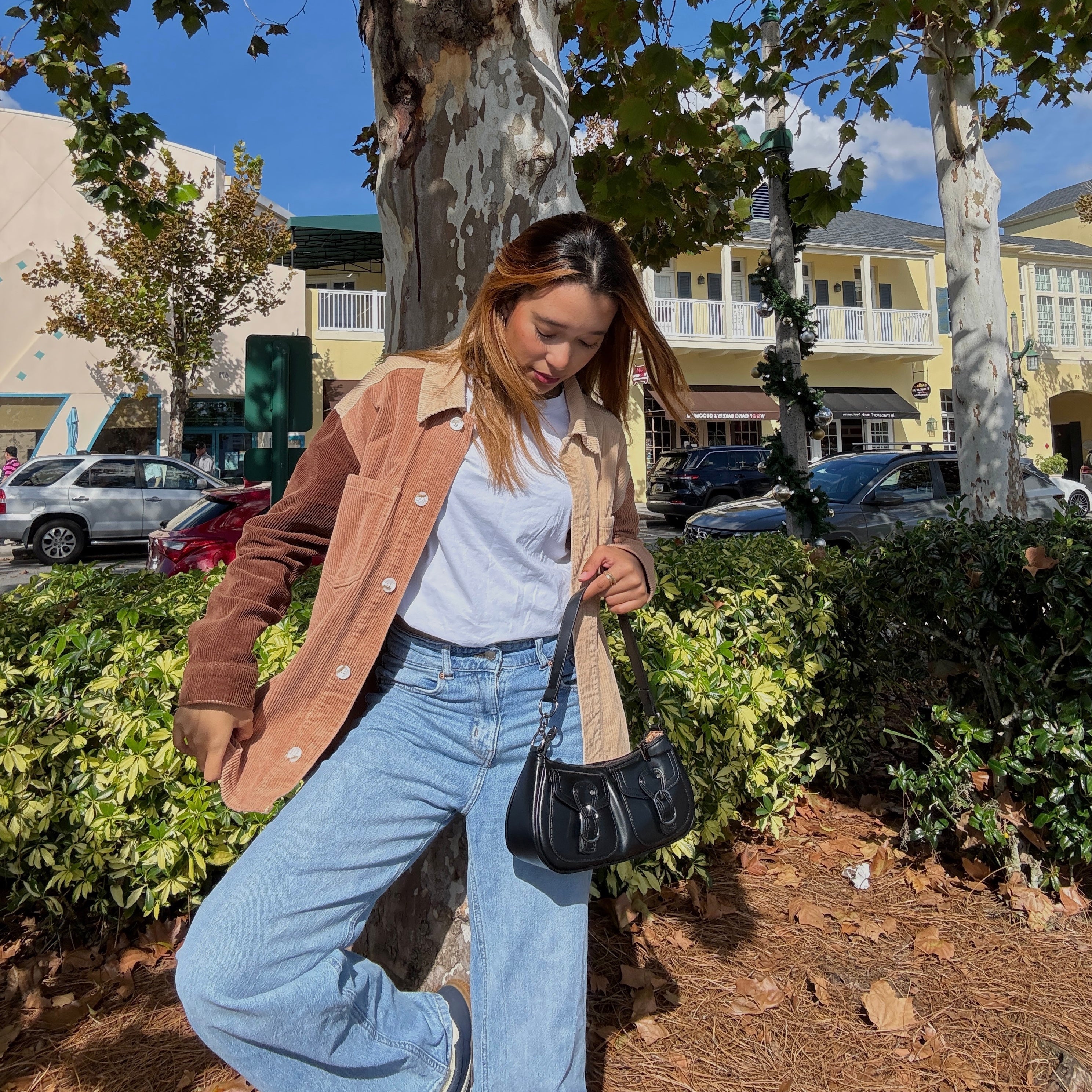 Trendy shoulder bag with a luxurious look | Perfect for every day