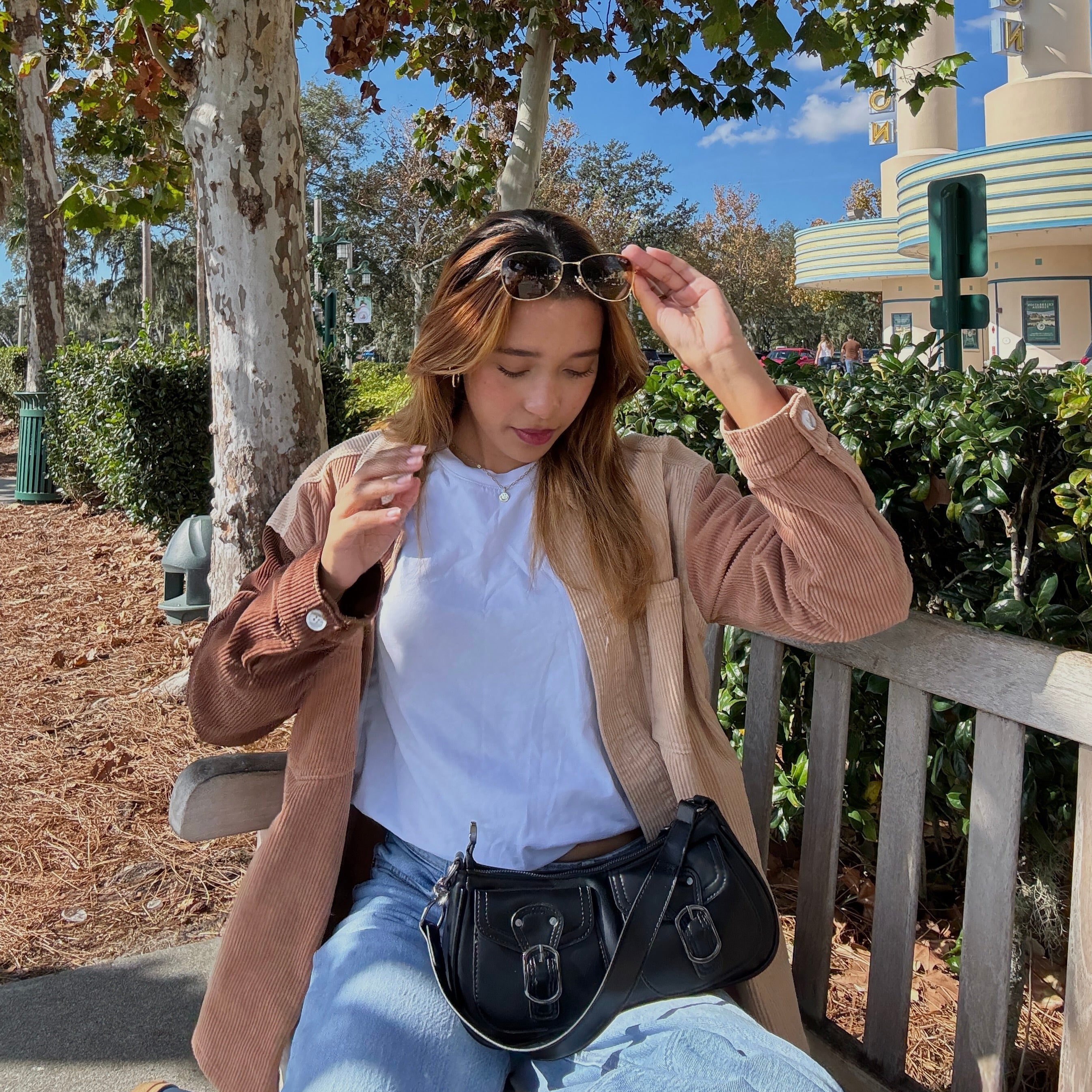 Trendy shoulder bag with a luxurious look | Perfect for every day