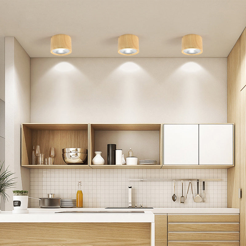 Nordic Cylinder Spotlight LED Flush Mount Ceiling Light