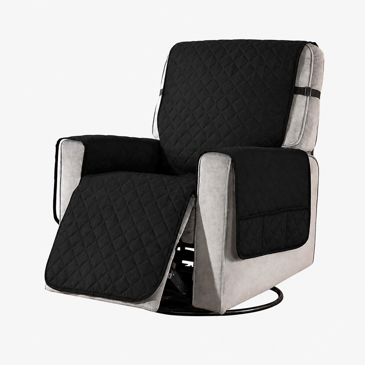house & garden : Universal Soft Armchair Cover in Black van Vandaliamo