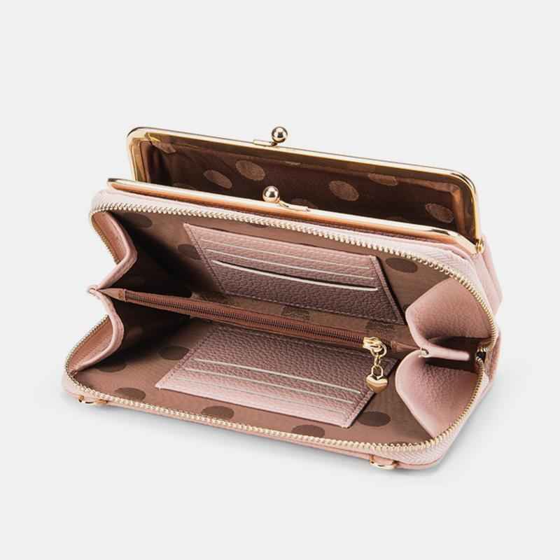 Trendy Crossbody Mobiele Tas - Ruim, Stijlvol en Veilig Sluitmechanisme