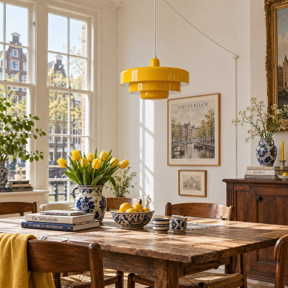 Home Decor : Retro Bauhaus Plug-In Pendant Light - Multi Color in van Vandaliamo