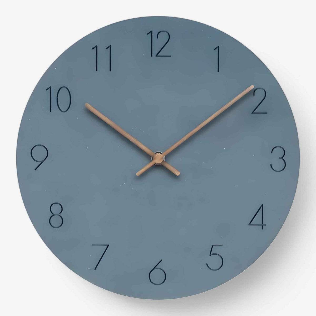 watches : Wooden Wall Clock - Premium Quality, Fast Shipping in Blue van Vandaliamo