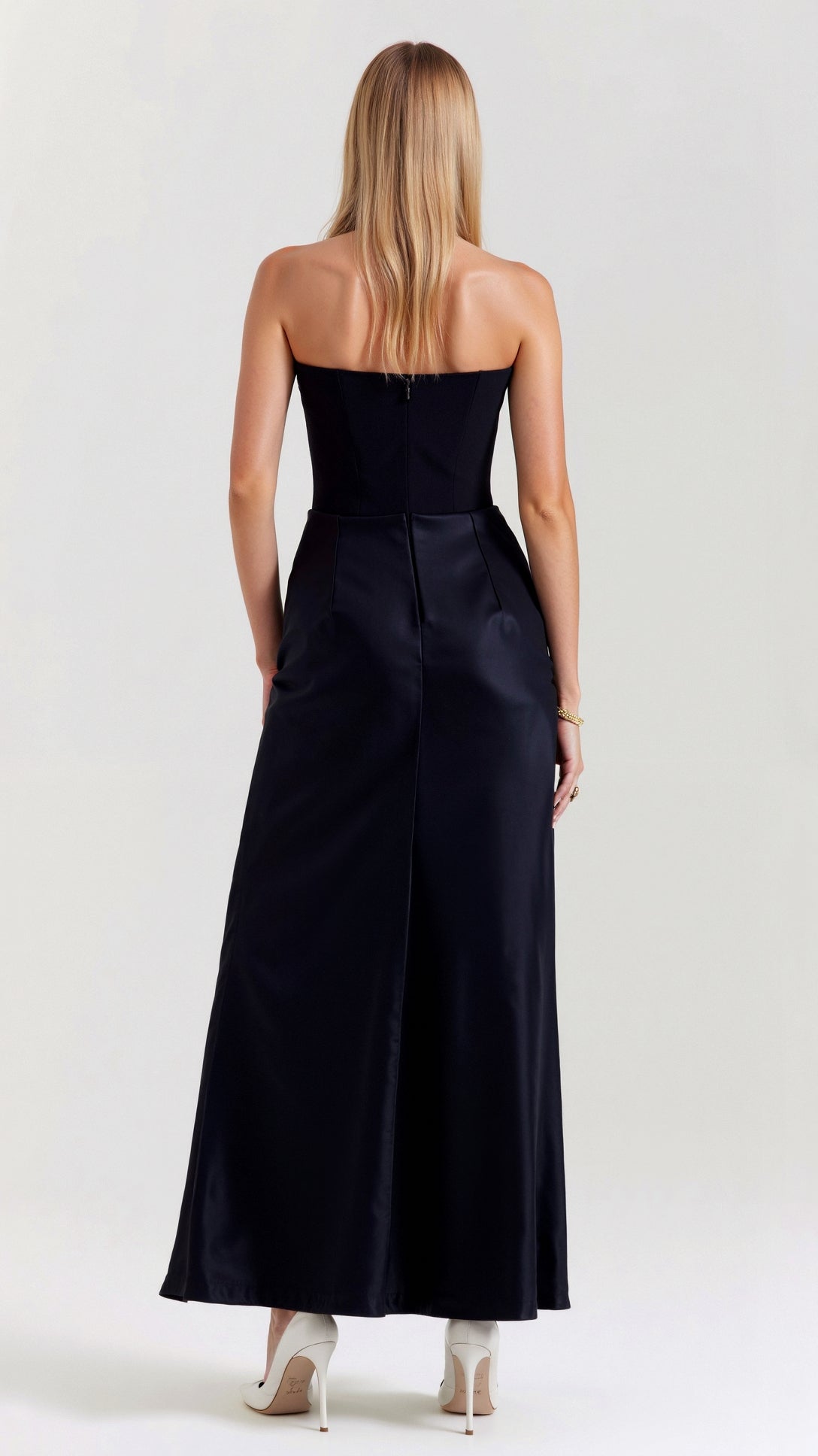 Women's Column Maxi Dress - Elegant Wedding Guest Dress