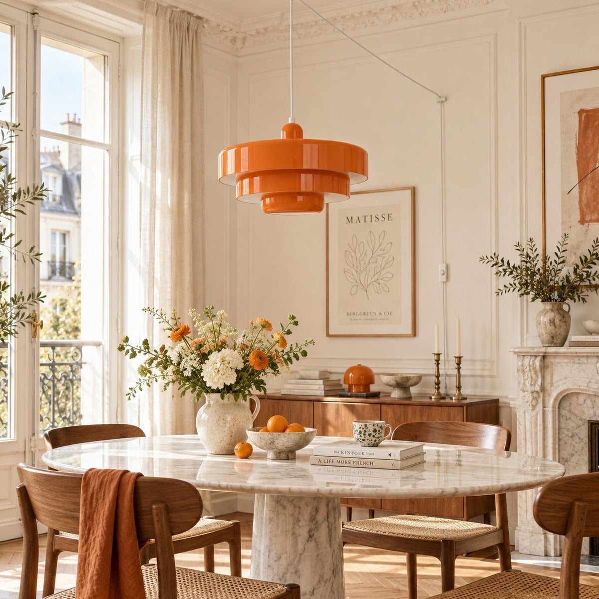 Home Decor : Retro Bauhaus Plug-In Pendant Light - Multi Color in van Vandaliamo