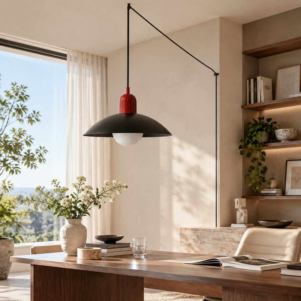 Home Decor : Mid Century Bauhaus Plug-In Pendant Light in van Vandaliamo