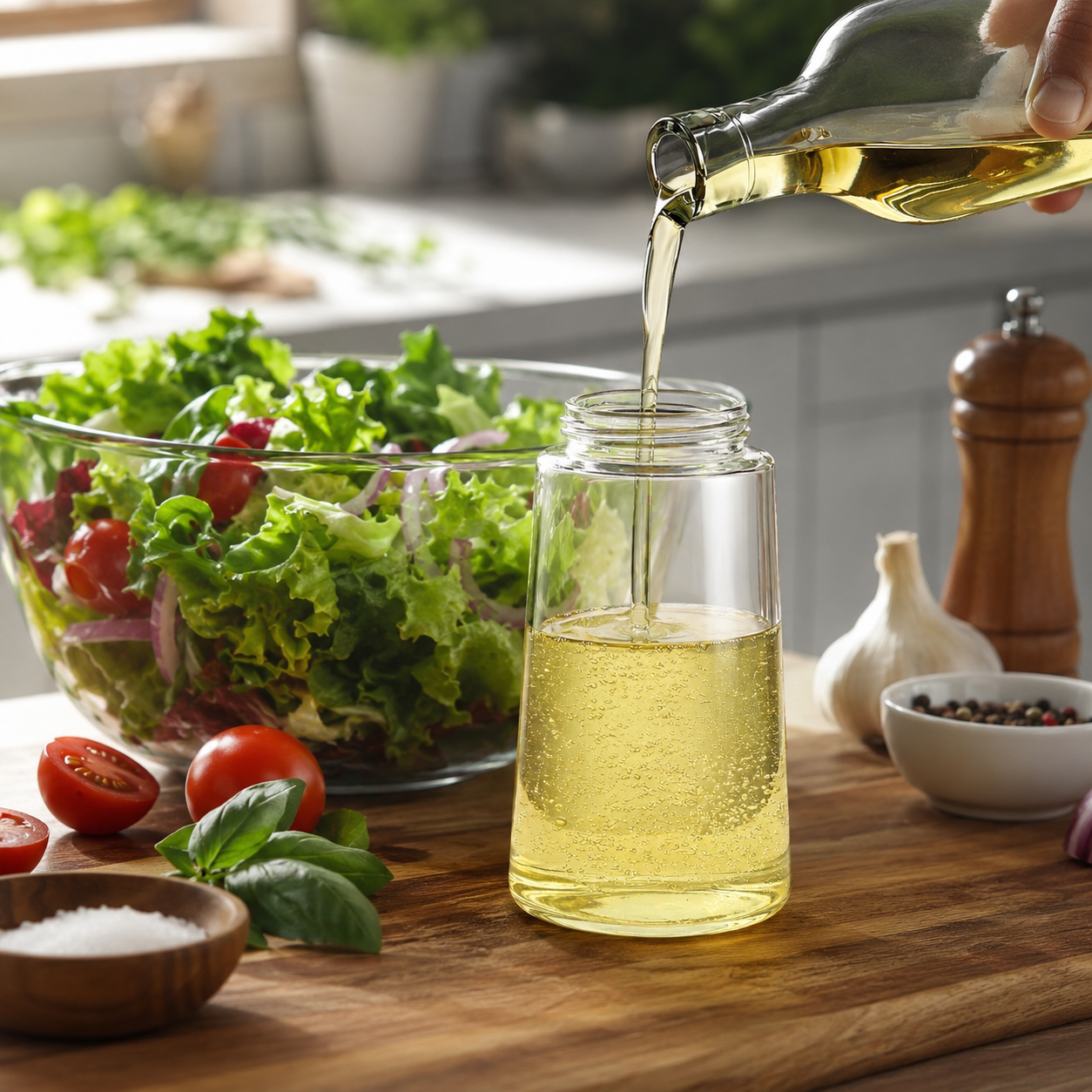 2 Pack Oil Dispenser and Sprayer Bottle for Kitchen