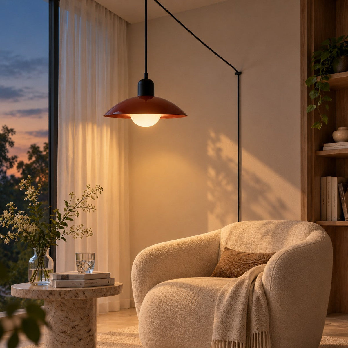 Home Decor : Mid Century Bauhaus Plug-In Pendant Light in van Vandaliamo