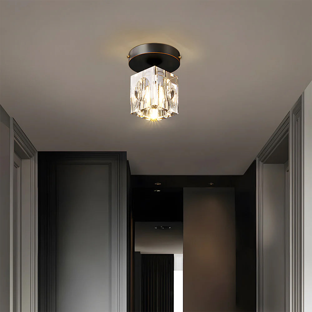 Geometric Crystal Ceiling Lamp