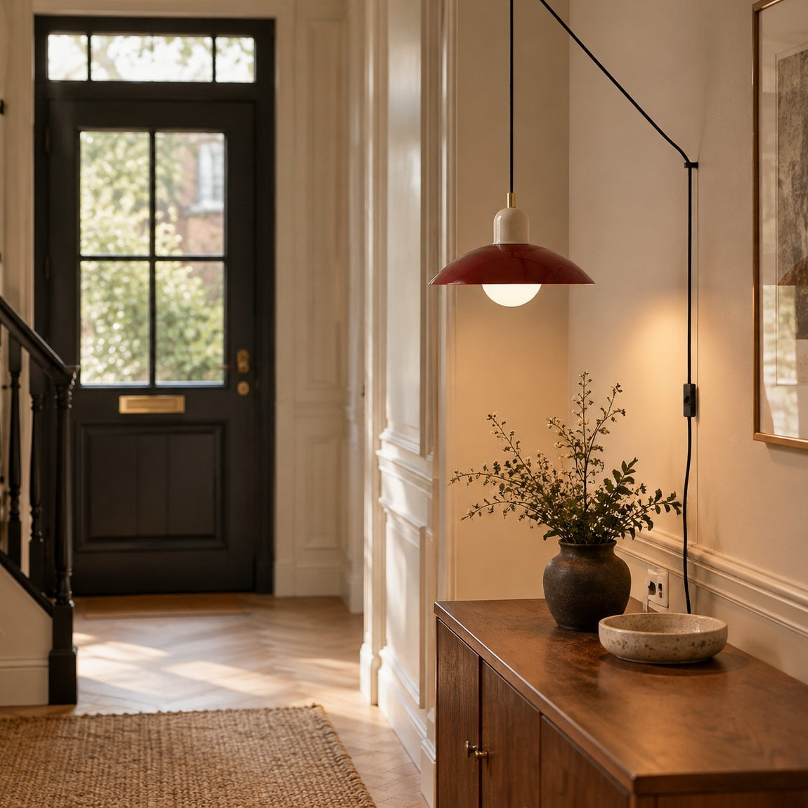 Home Decor : Mid Century Bauhaus Plug-In Pendant Light in van Vandaliamo