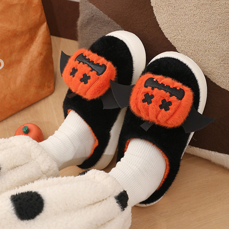 Gifts – Seasonal – Halloween : Halloween Cartoon House Slippers in van Vandaliamo