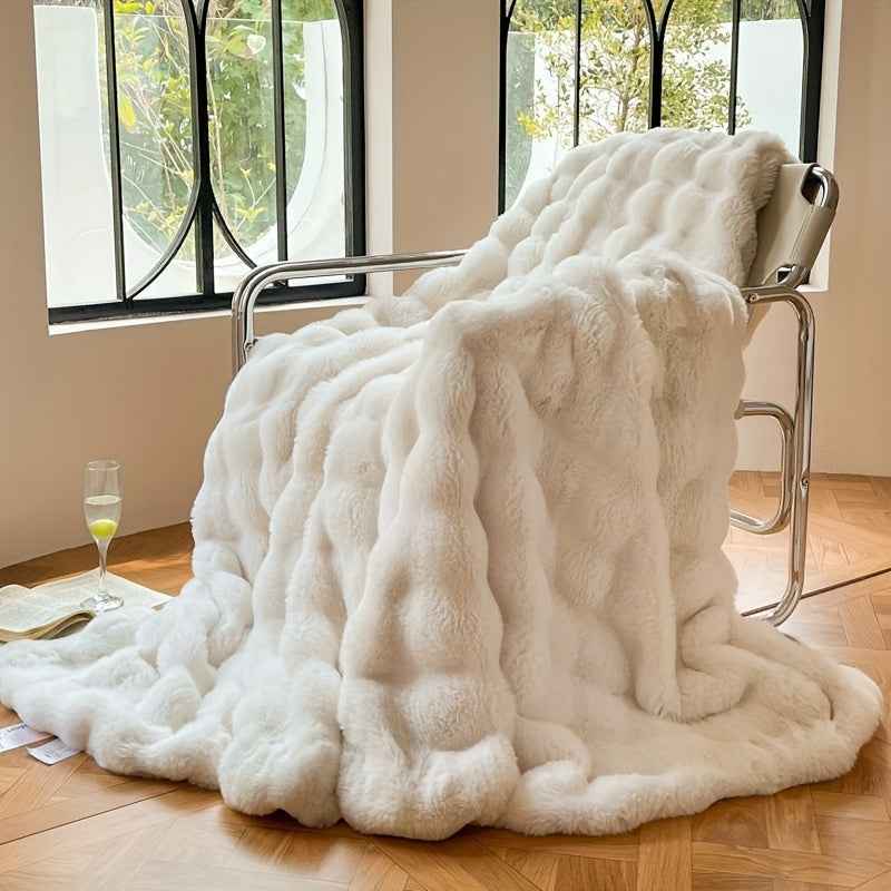 blanket : Bubble Fleece Throw Blanket - Plush Soft Couch Blanket in van Vandaliamo