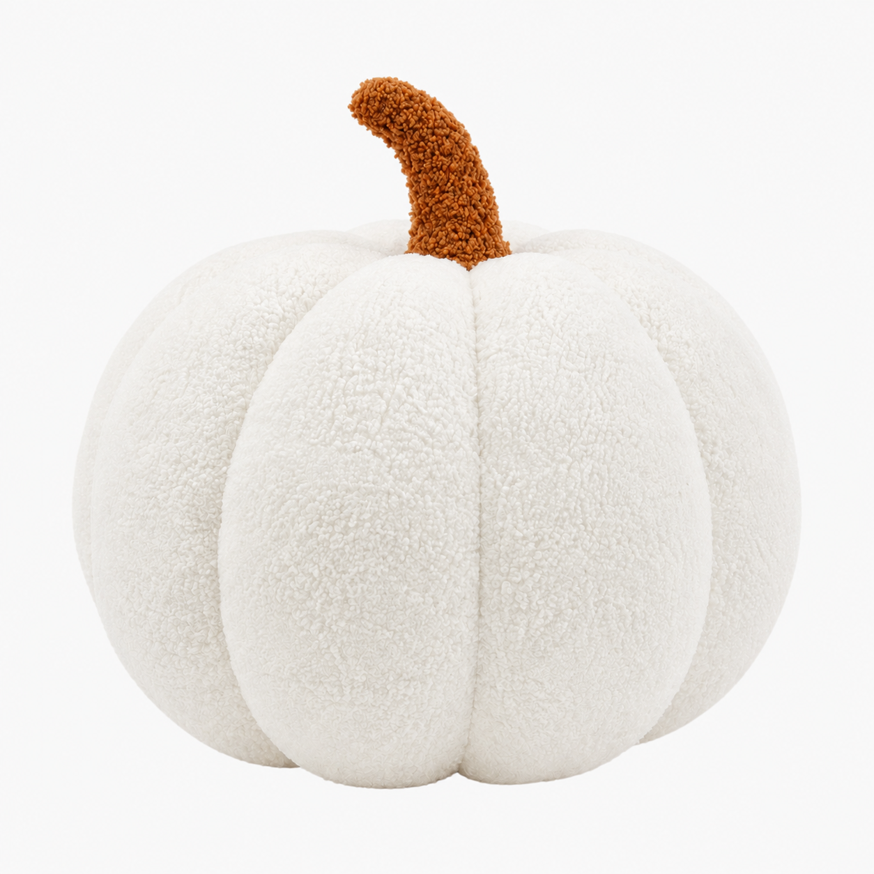 Plush Pumpkin Decorative Pillow - Soft Autumn and Halloween Decoration
