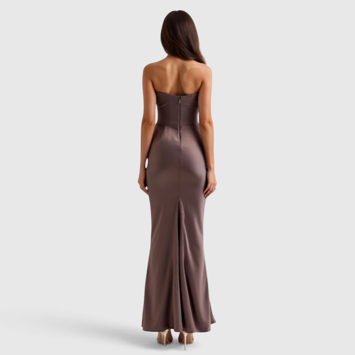 Fashion : Women's Column Maxi Dress - Elegant Wedding Guest Dress in van Vanda Liamo