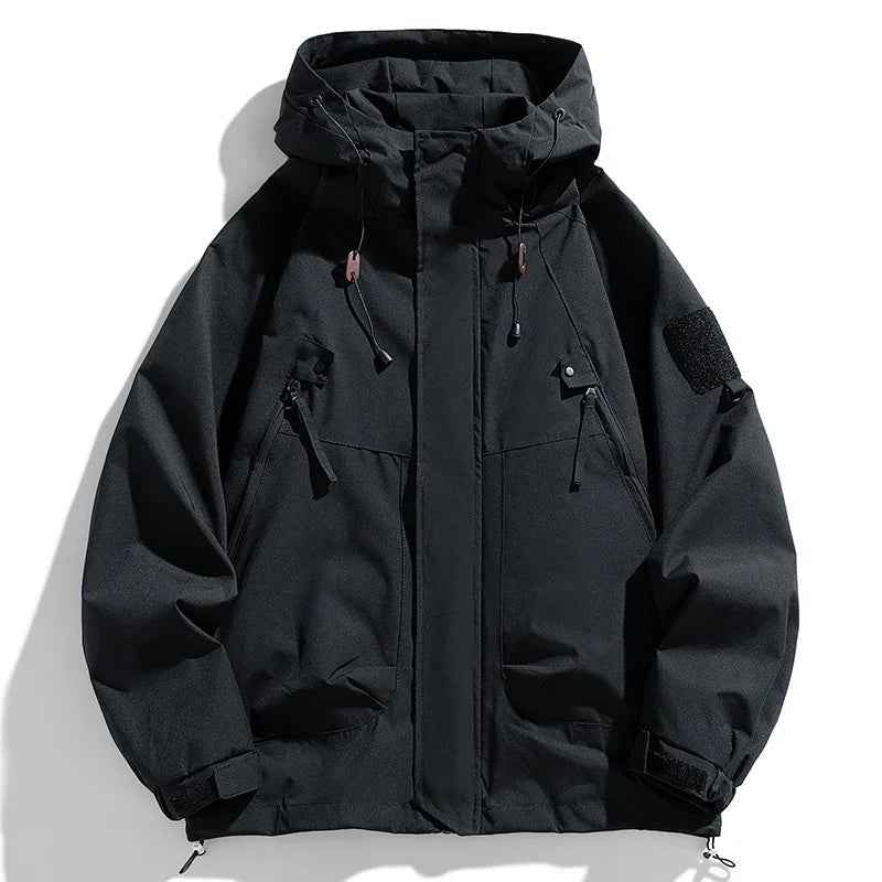 Jackets : Men's Waterproof Hooded Windbreaker Jacket in van Roselva