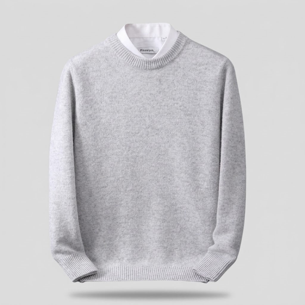 Fashion : Men's Cashmere Knit Sweater - Soft Wool Pullover in van Vanda Liamo