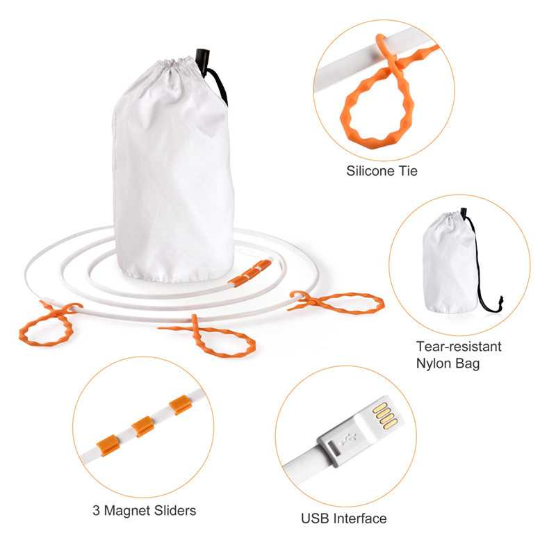 LED Strip Light : Portable Camping LED Strip Light – Waterproof, USB Rechargeable in van Vanda Liamo