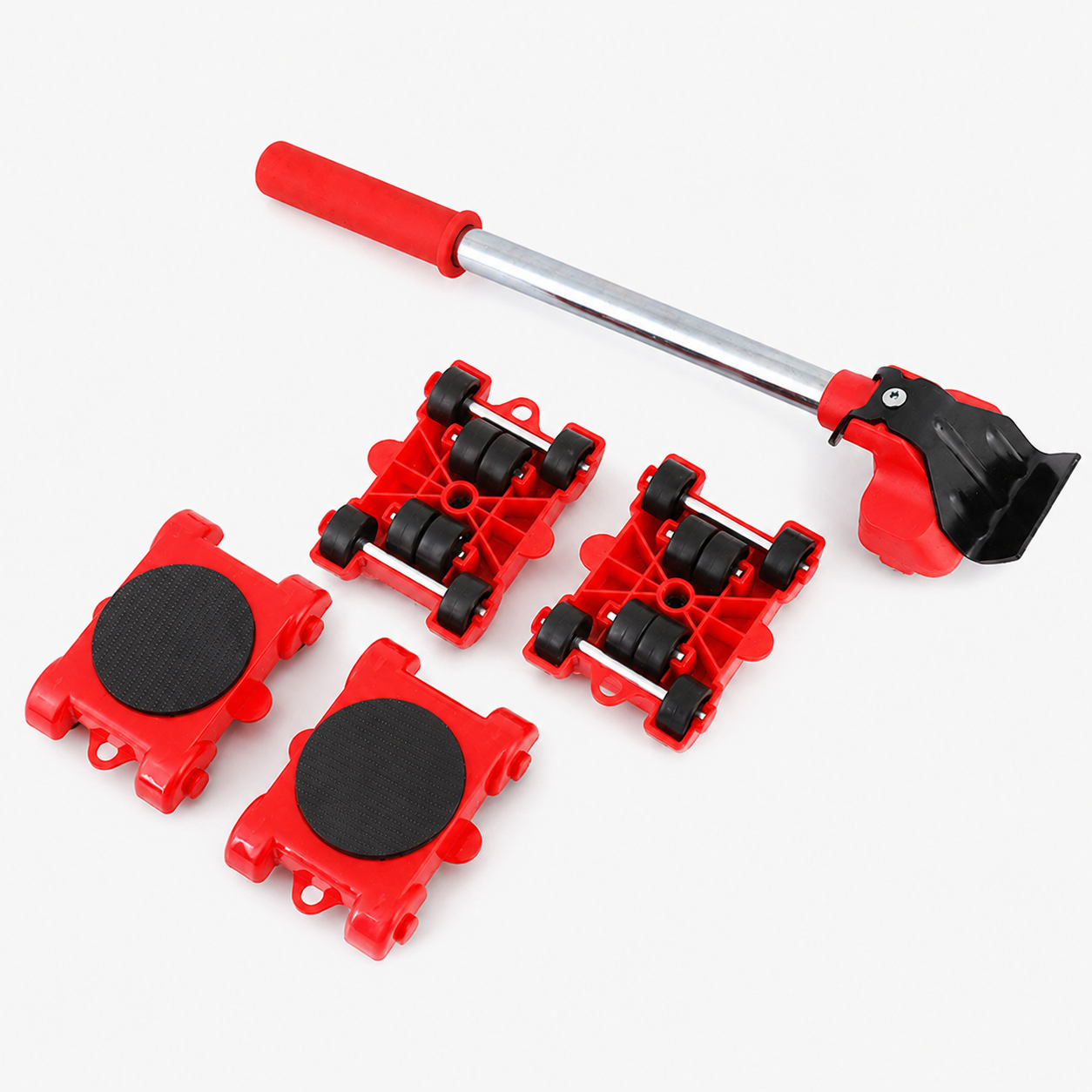 Heavy-Duty Furniture Lifter Tool Set with 360° Rotating Mover Sliders