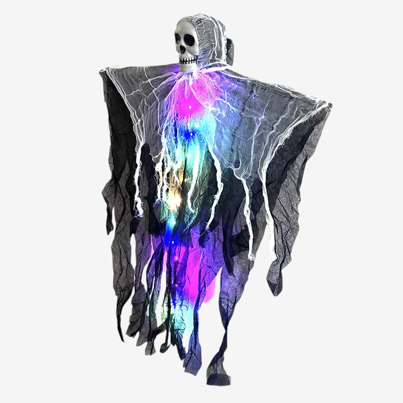 Gifts – Seasonal – Halloween : Spooky Hanging Ghost Halloween Decoration in Multicolor van Vandaliamo