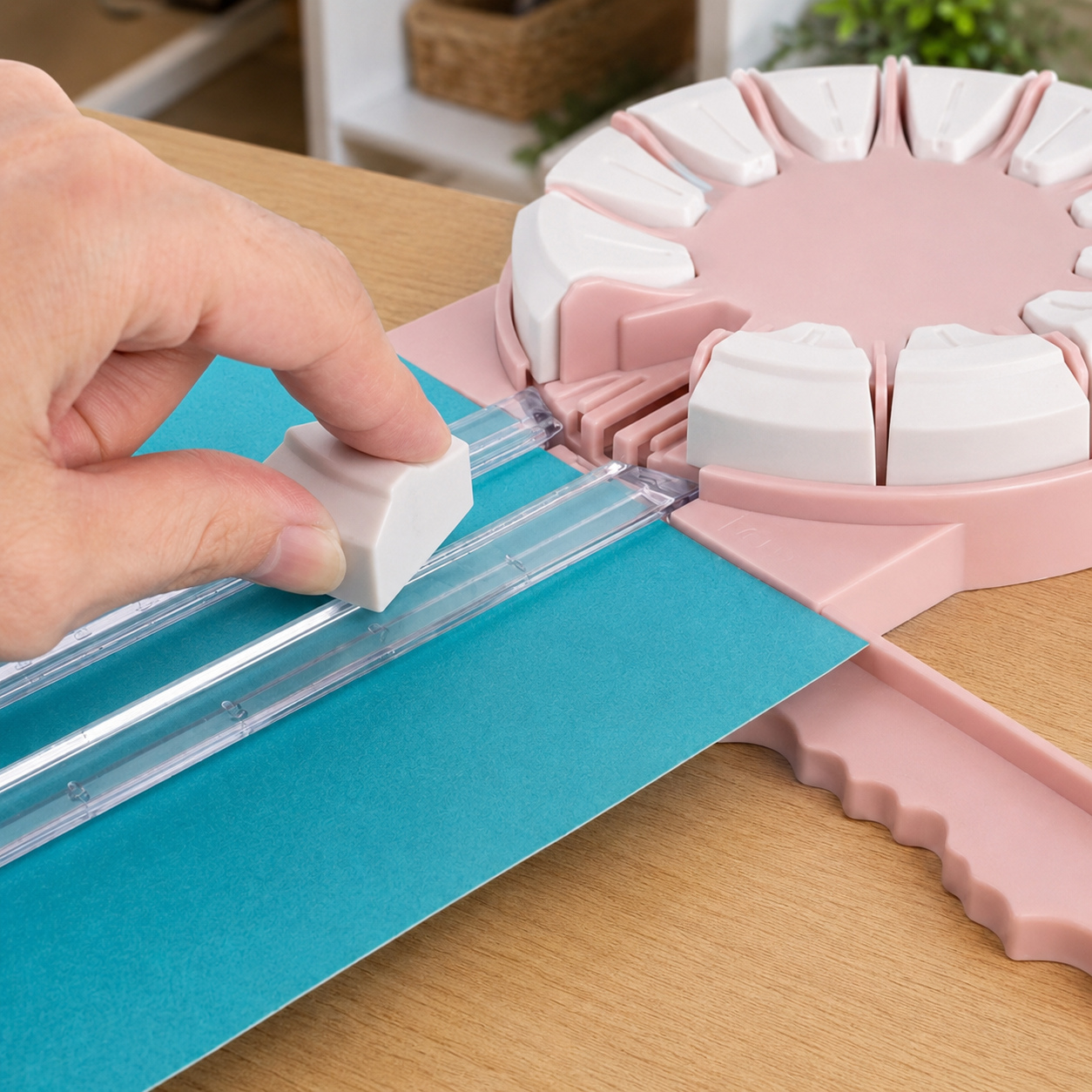 12-in-1 Rotating Trimmer Paper Cutter