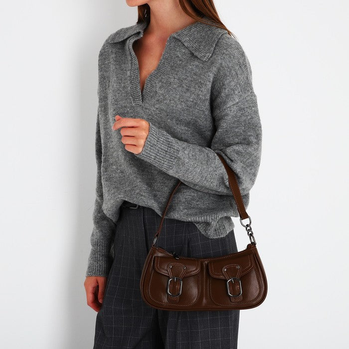 Trendy shoulder bag with a luxurious look | Perfect for every day