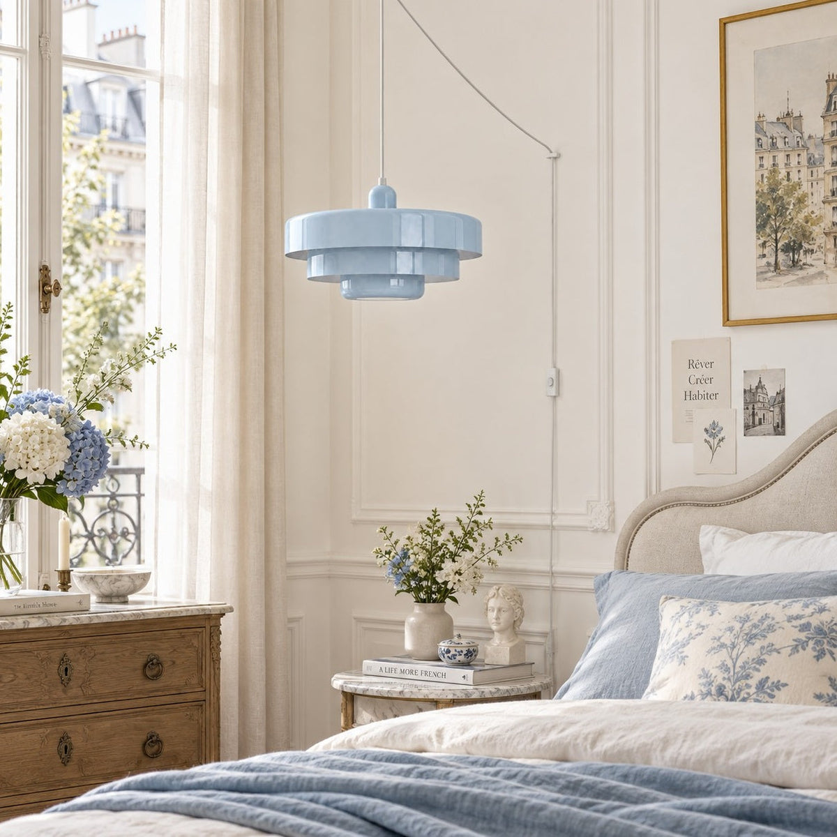 Home Decor : Retro Bauhaus Plug-In Pendant Light - Multi Color in van Vandaliamo
