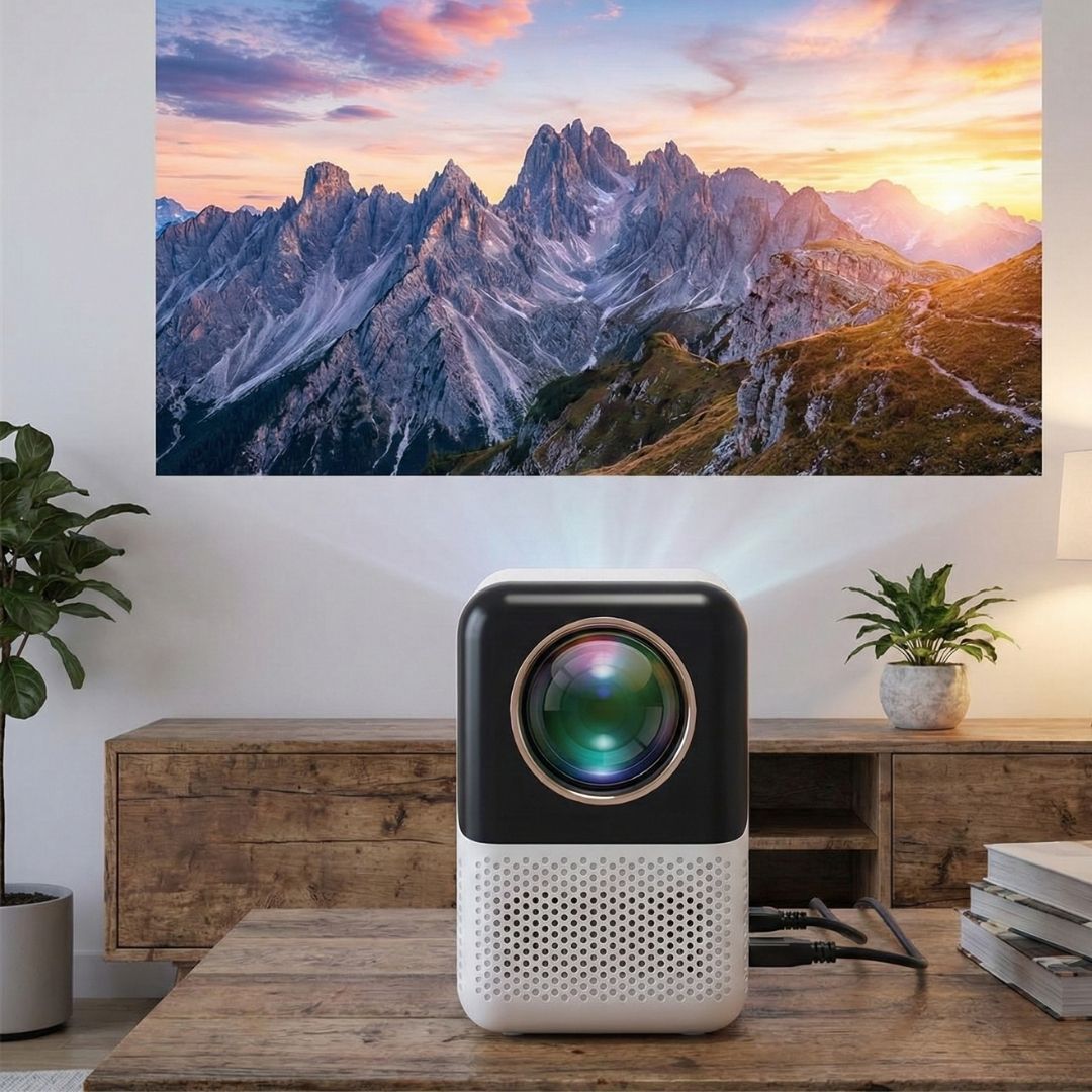 Home Decor : Mini HD Home Theater Projector - Portable in van Vandaliamo