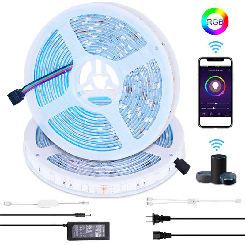 LED Strip Light : WiFi Smart RGB LED Strip Light – 32.8ft Waterproof in van Vanda Liamo