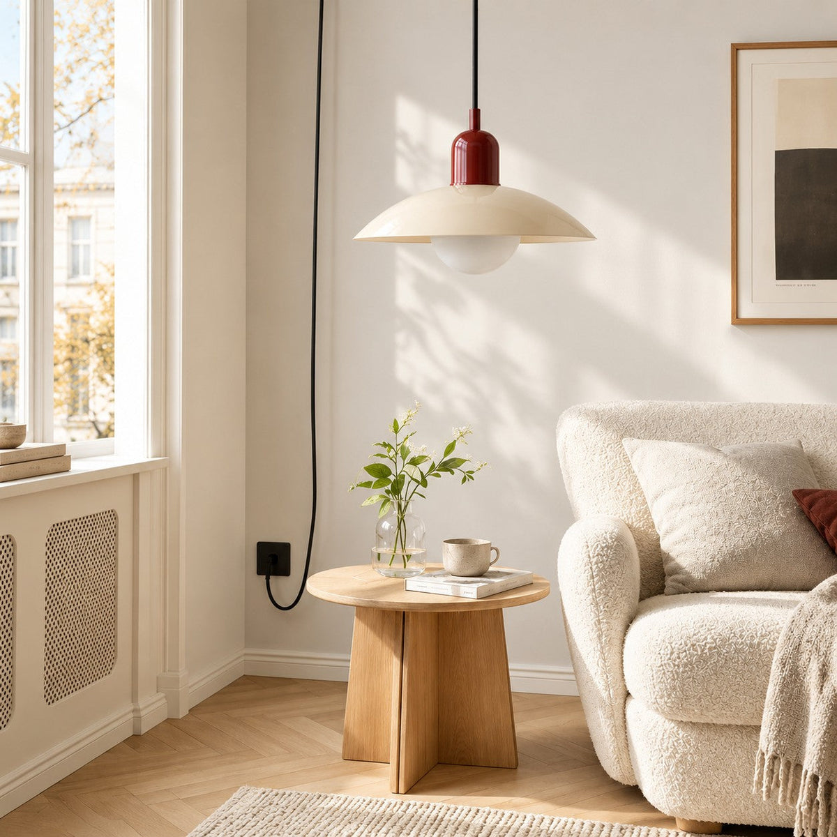 Home Decor : Mid Century Bauhaus Plug-In Pendant Light in van Vandaliamo