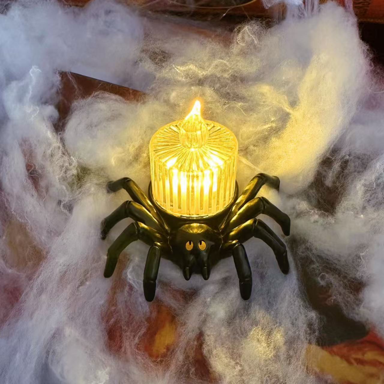 Gifts – Seasonal – Halloween : Spider-Shaped Decorative Halloween Candle Holder in van Vandaliamo