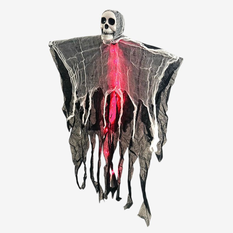 Gifts – Seasonal – Halloween : Spooky Hanging Ghost Halloween Decoration in Red van Vandaliamo