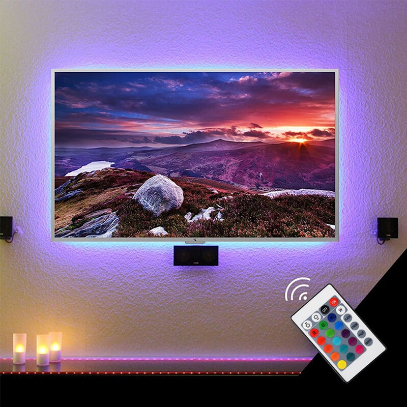 LED Strip Light : TV Backlight LED Strip – 16 Colors, USB Powered in van Vanda Liamo