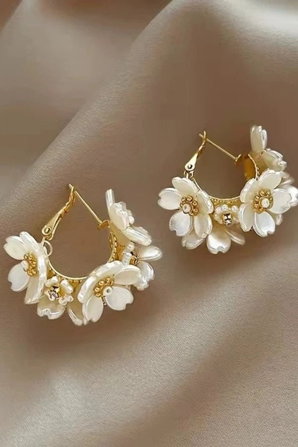 Earrings : Blooming Blossom Hoop Earrings in van Vandaliamo