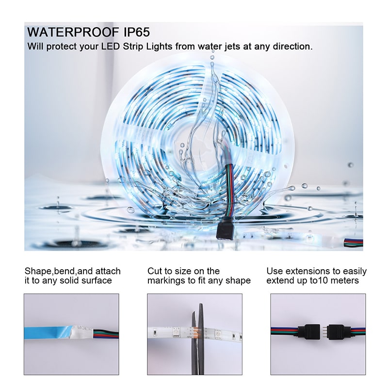 LED Strip Light : Smart WiFi LED Strip Lights – 8 Modes with Music Sync in van Vanda Liamo