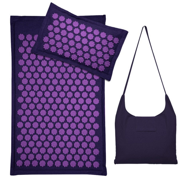 Wellness : Acupressure Mat & Pillow Set - 5500 Pressure Points in Lavender van Vandaliamo