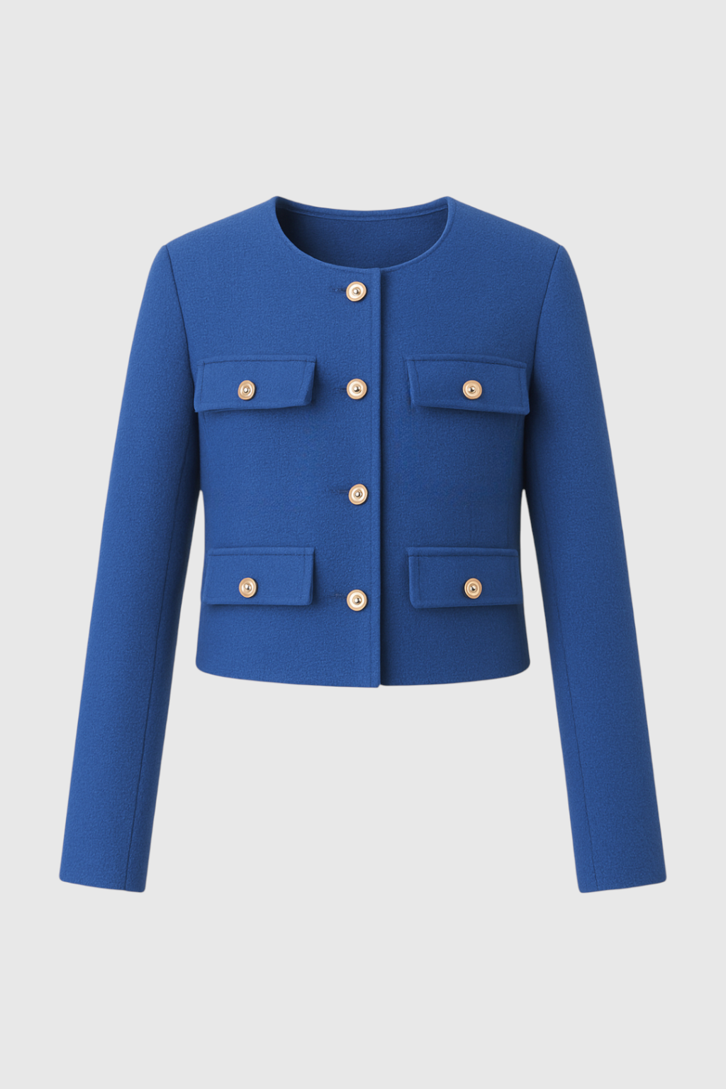 Jacket : Women's Blue Winter Short Jacket in Blue van Vanda Liamo