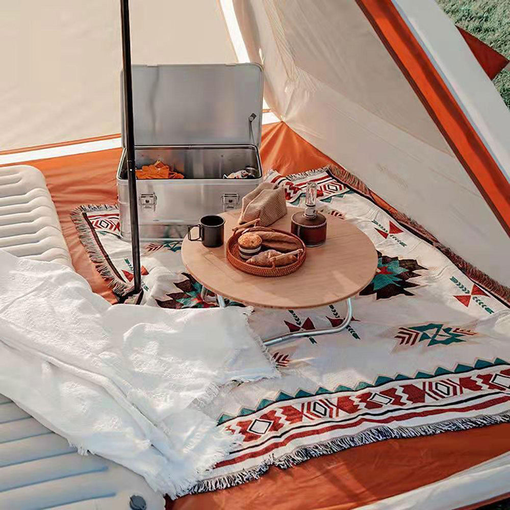house & garden : Boho Picnic Blanket in van Vandaliamo
