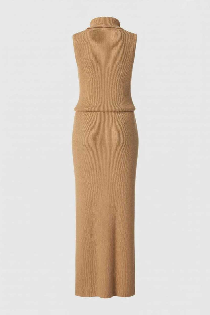 Women's Set : Women's Brown Knit Skirt & Top Set - High-Quality in van Vanda Liamo