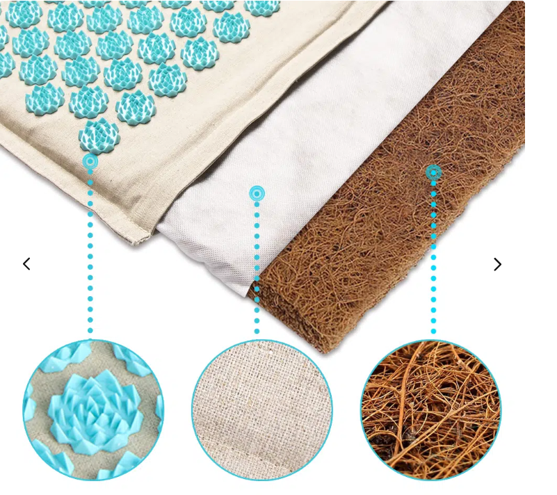 Wellness : Acupressure Mat & Pillow Set - 5500 Pressure Points in van Vandaliamo