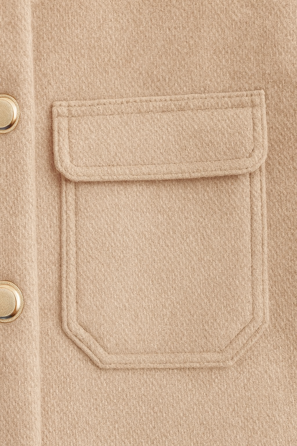 Jacket : Casual Lapel Jacket - Khaki in van Vanda Liamo