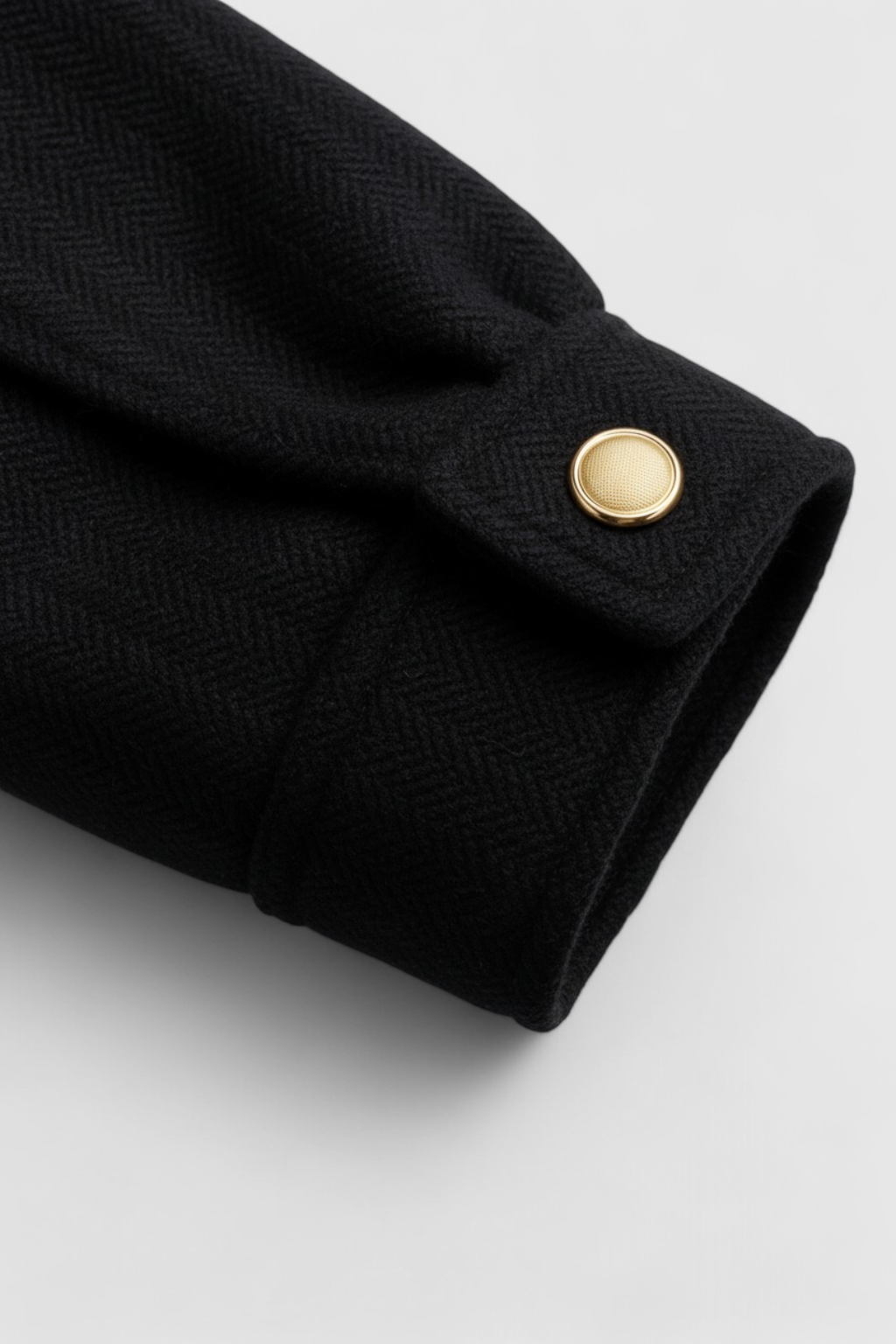 Jacket : Casual Lapel Jacket - Black in van Vanda Liamo