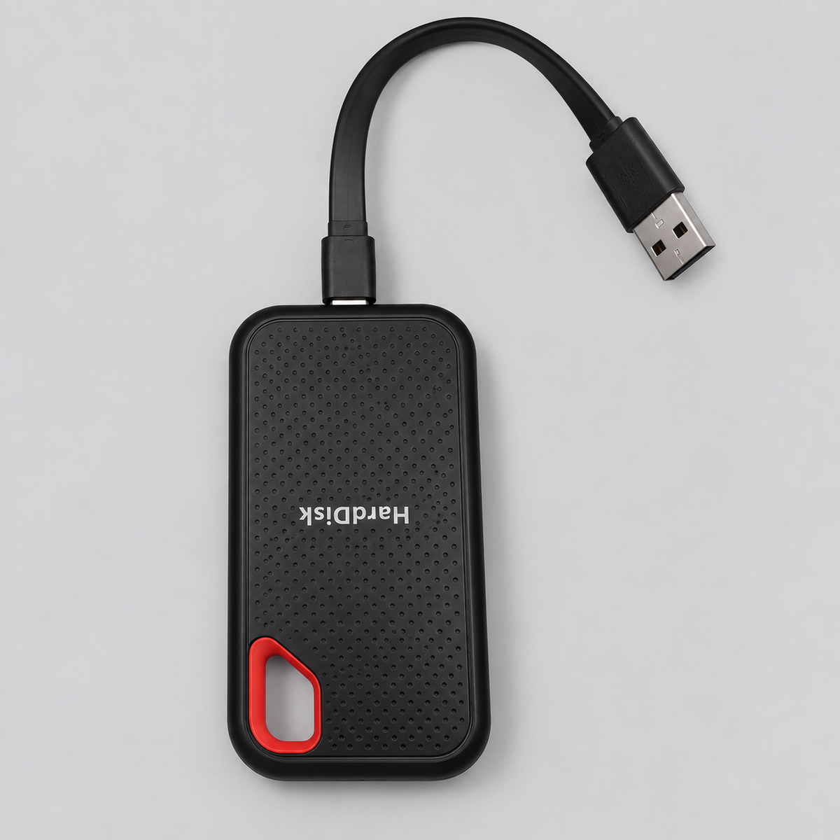 External Portable SSD - Black, compact for fast, secure data