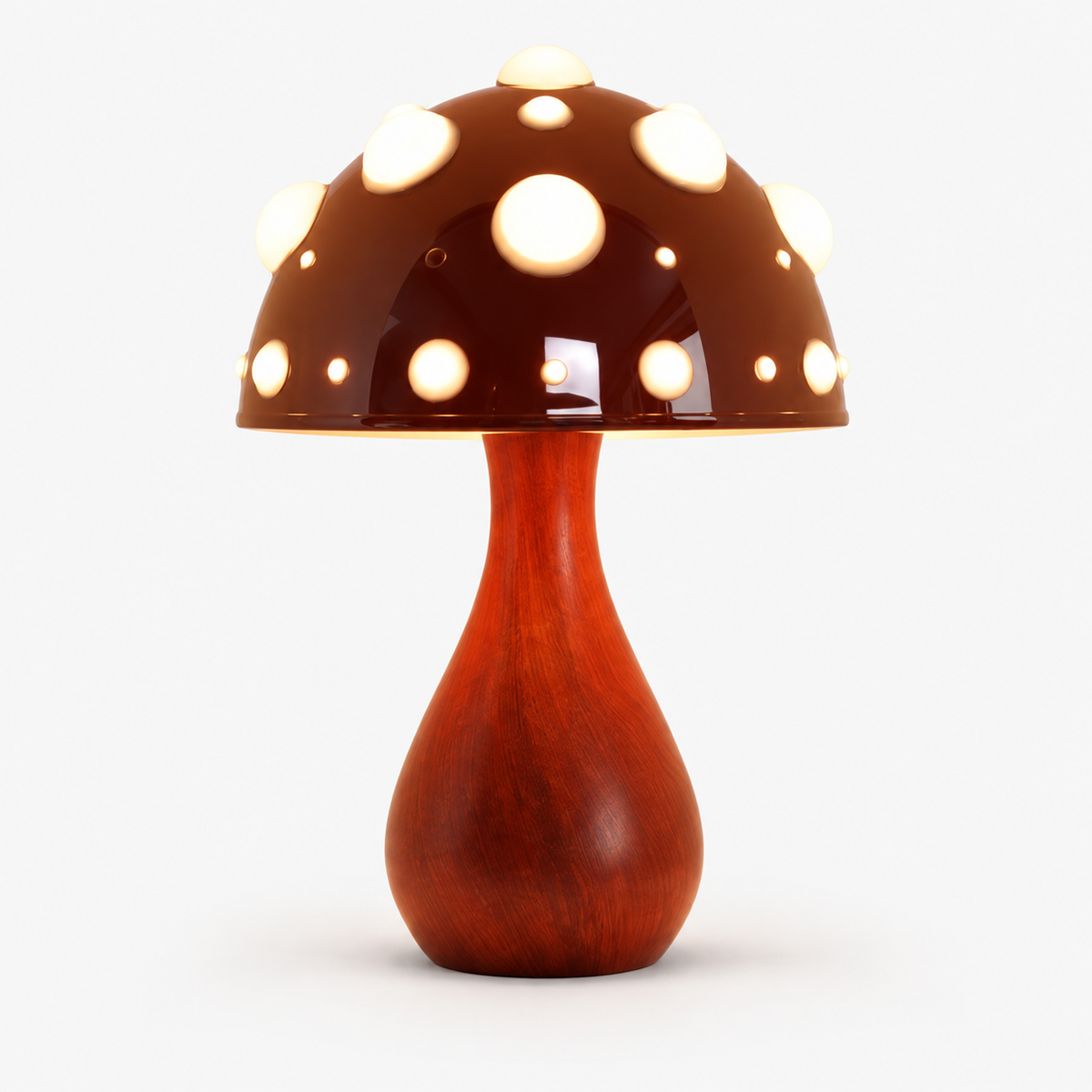 Mushroom Table Lamp - Modern Metal Dimmable Design