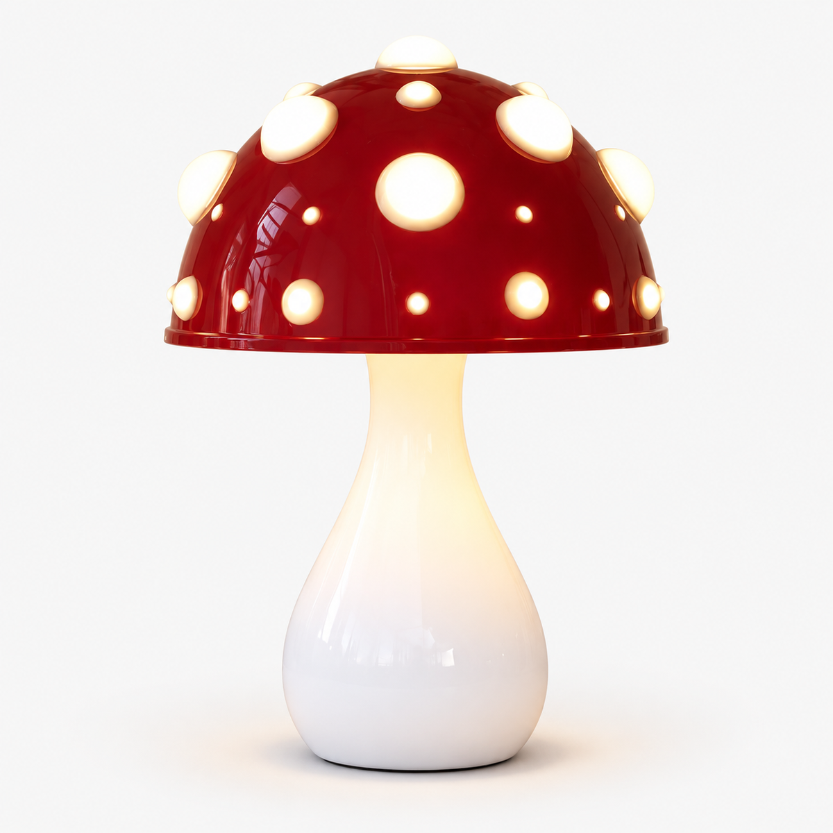 Mushroom Table Lamp - Modern Metal Dimmable Design