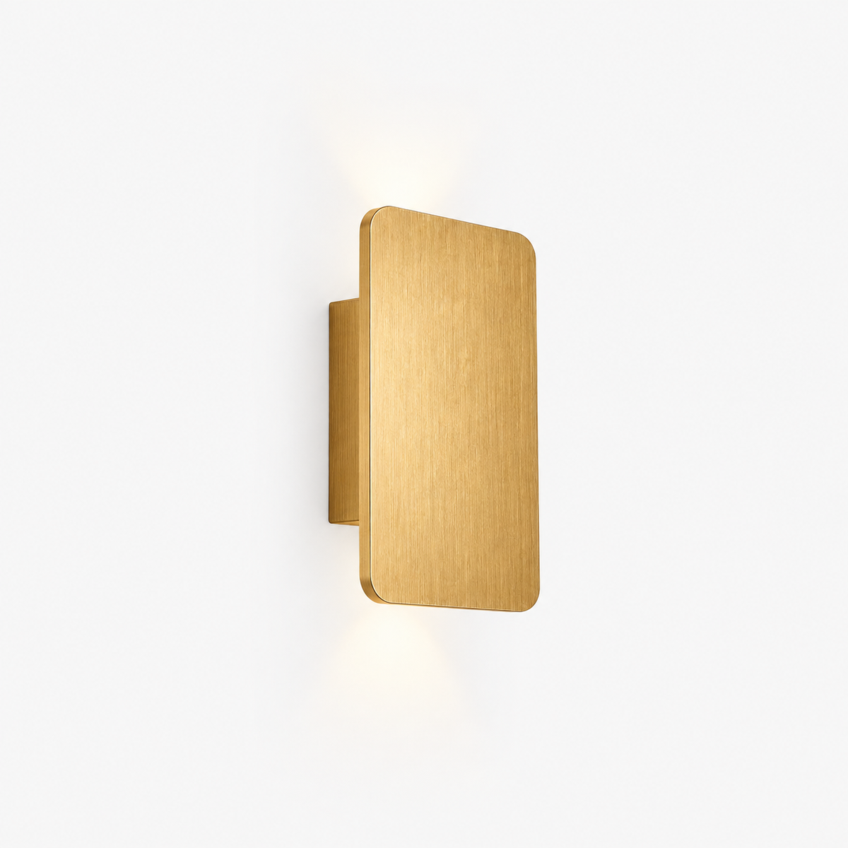 Indoor Rectangular LED Wall Lamp - Modern Metal Design